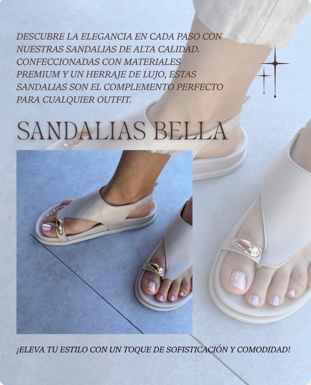 💫SANDALIA ORTOPEDICA ISABELLA®️ELEGANCIA Y BIENESTAR EN CADA PASO💫
