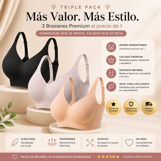 💥BRASIER LUNA ULTRALIFT™️🎀LEVANTA Y MOLDEA SIN DOLOR😍