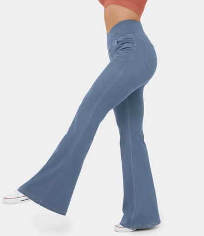 👖PANTALON BOTA CAMPANA😍 JEANS GLAM💎RESALTA TU FIGURA DEFINE TU ESTILO