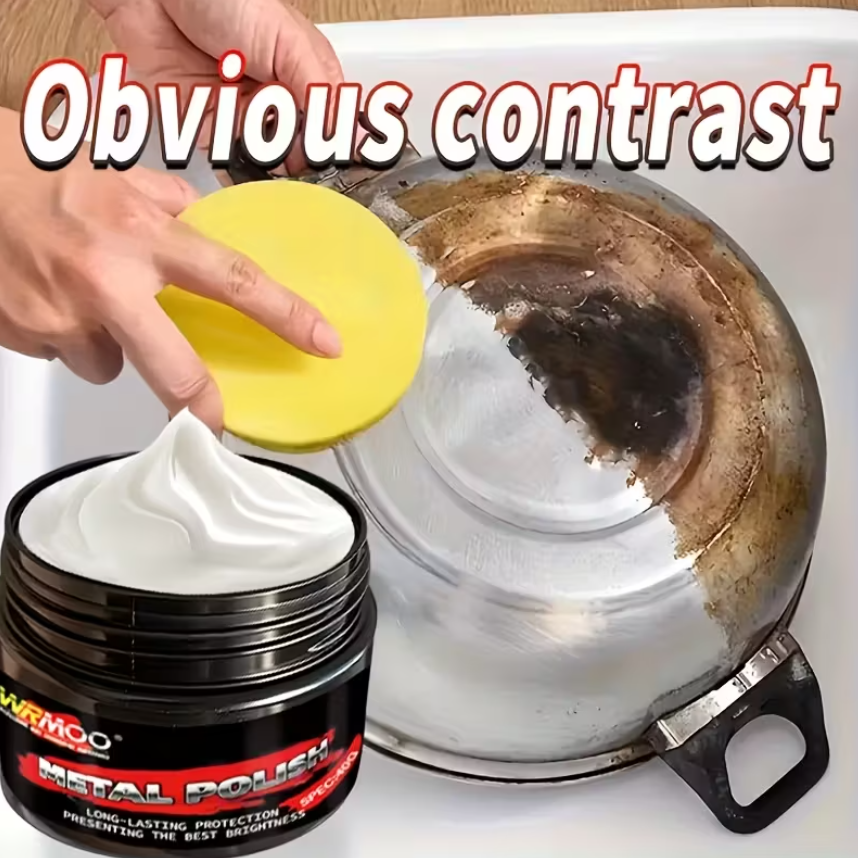 🌀CREMA RESTAURADORA DE OLLAS , SARTENES, BAÑOS Y COCINAS💥BRILLO EN SEGUNDOS ⏱️✨