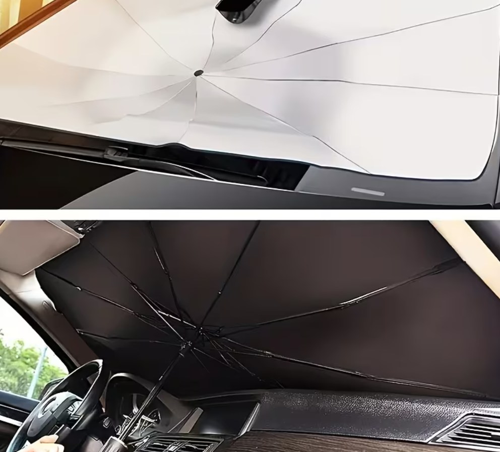 🚗☂️SOMBRILLA PARASOL☀️🔥 PROTEGE TU AUTO DEL CALOR EXTREMO EN SEGUNDOS ☂️🚗