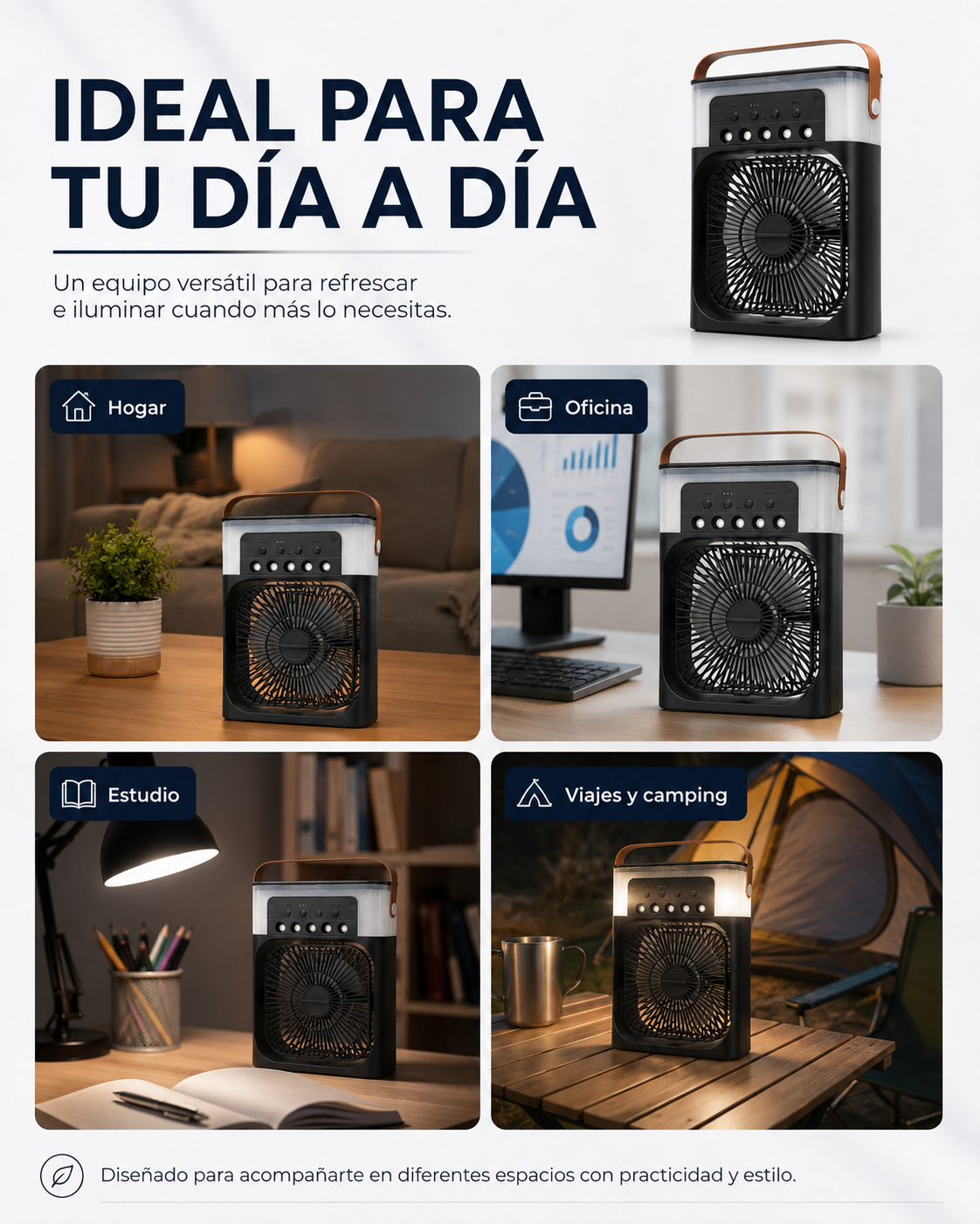 💨VENTILADOR HUMIDIFICADOR❄️