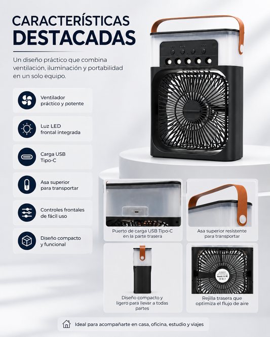 💨VENTILADOR HUMIDIFICADOR❄️