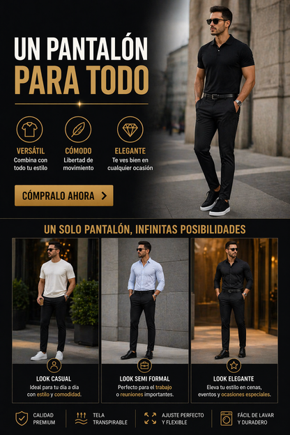 💥💼PANTALON MAVERICK™🔥LA DIFERENCIA ENTRE VESTIR Y DESTACAR⭐⭐⭐⭐⭐