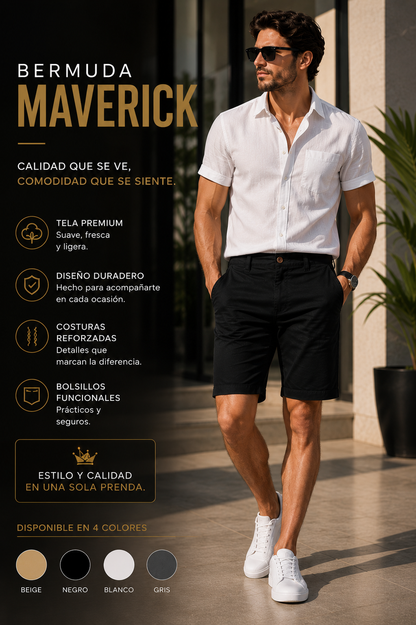 💥💎 BERMUDA MAVERICK™ | Diseño premium para cualquier ocasión