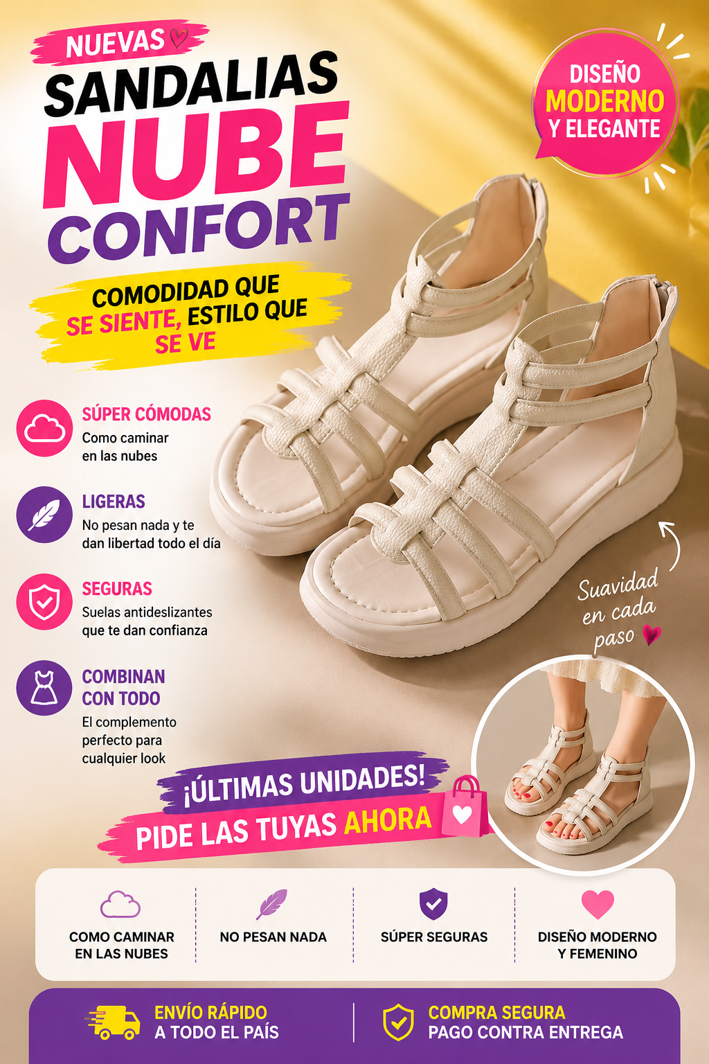 SANDALIA ✨☁️ NUBE CONFORT PREMIUM 👣