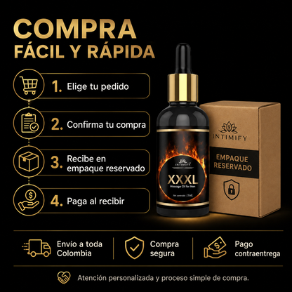 💥ACEITE CORPORAL MASCULINO XXXL💪