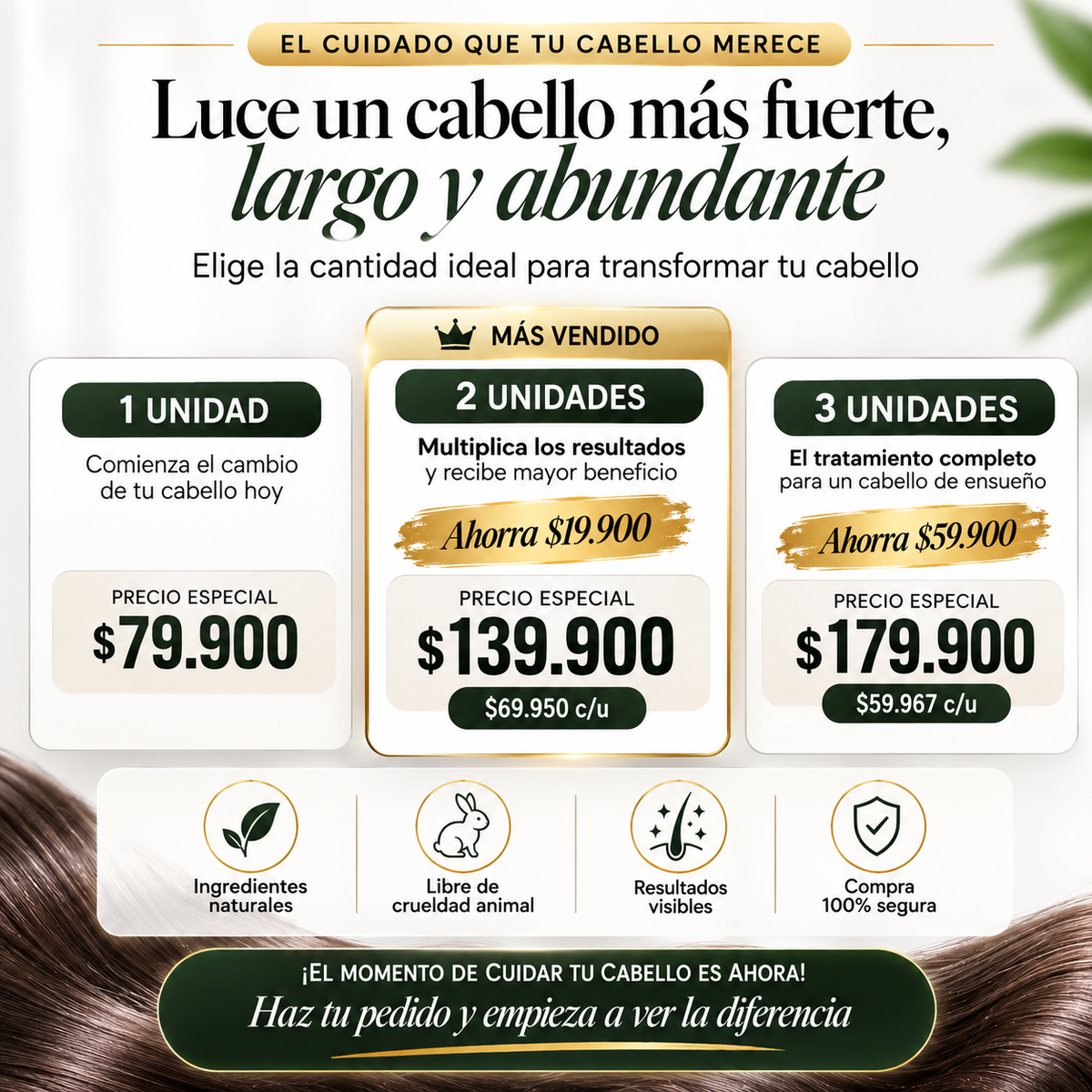 🌿 Aceite Capilar Difeel Castor Premium✨💚