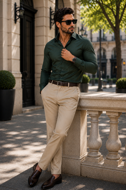 💥👔CAMISA MANGA LARGA PREMIUM💼PARA EL HOMBRE QUE SABE VESTIR🔝