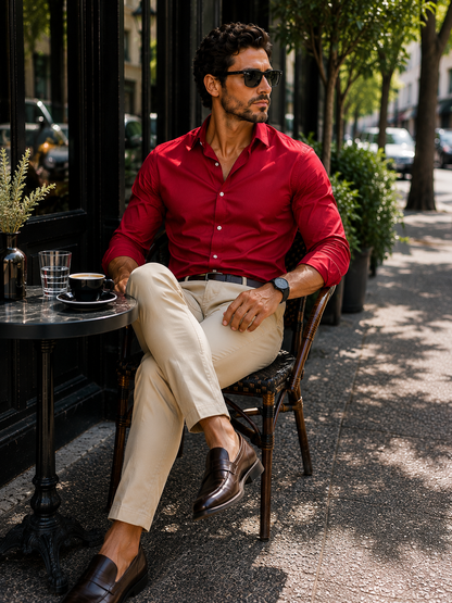 💥👔CAMISA MANGA LARGA PREMIUM💼PARA EL HOMBRE QUE SABE VESTIR🔝