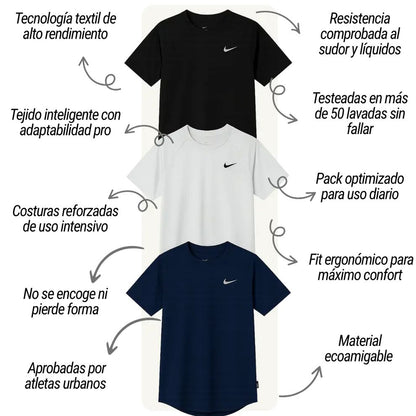💥👕 PACK FIT PRO 3X™CAMISETAS 💪 ENTRENA CÓMODO,RINDE AL MÁXIMO 💪⚡