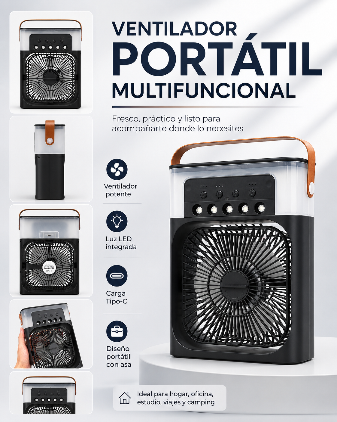 💨VENTILADOR HUMIDIFICADOR❄️